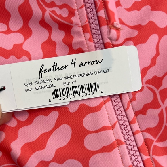 Feather 4 Arrow- Wave Chaser Surf Suit (Sugar Coral) - Picture 4 of 6